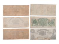 [CONFEDERATE - CURRENCY]. A large group of Confederate notes.