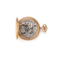 ELGIN, 14K YELLOW GOLD HUNTER CASE POCKET WATCH