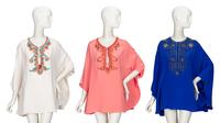 EMILIO PUCCI, THREE EMBELLISHED BLOUSES