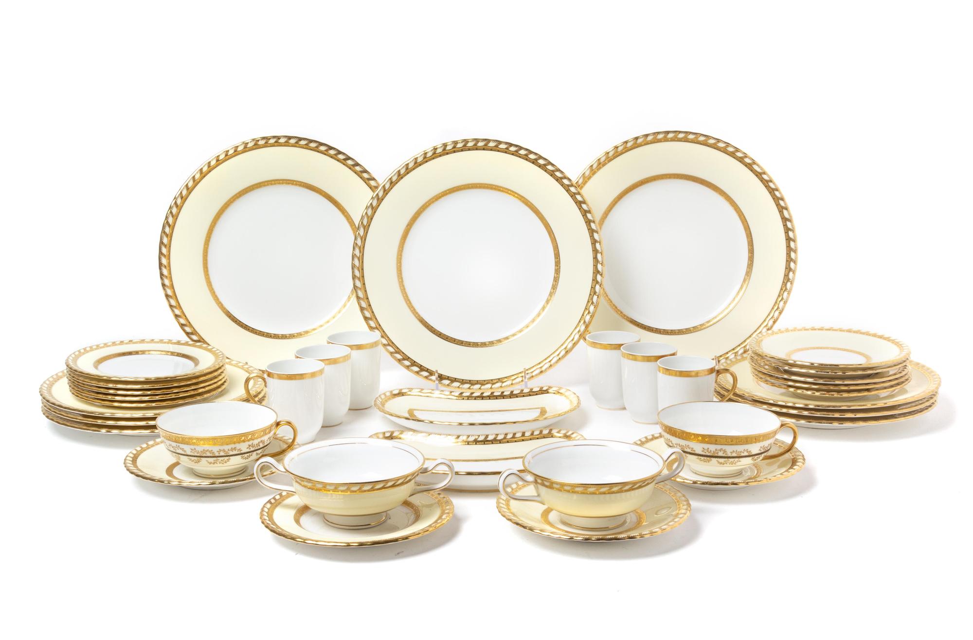 A Mintons Porcelain Dinner Service
