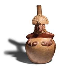 A Moche Stirrup Vessel with Ai Apec