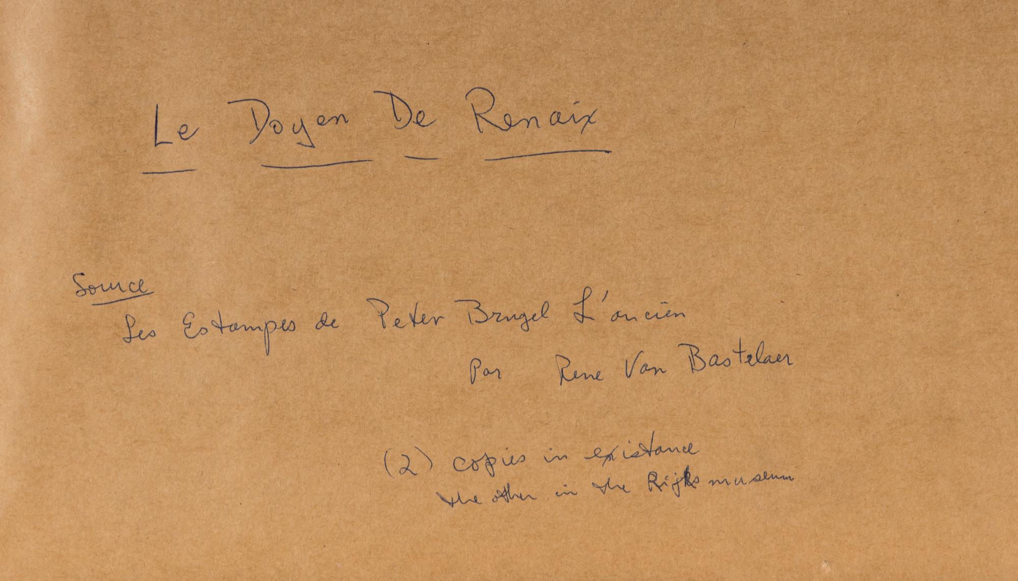 Le doyen de Renaix