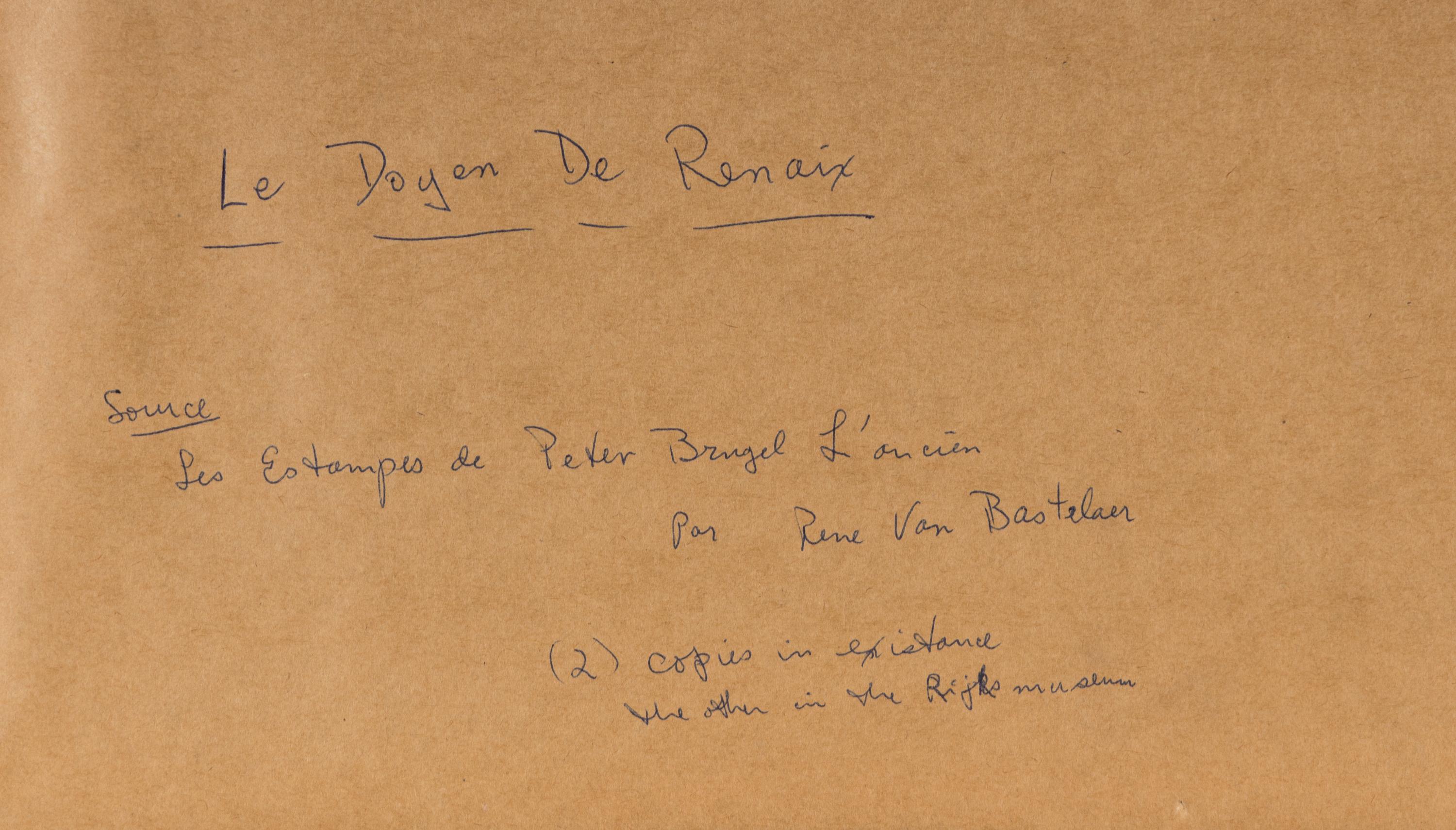 Le doyen de Renaix