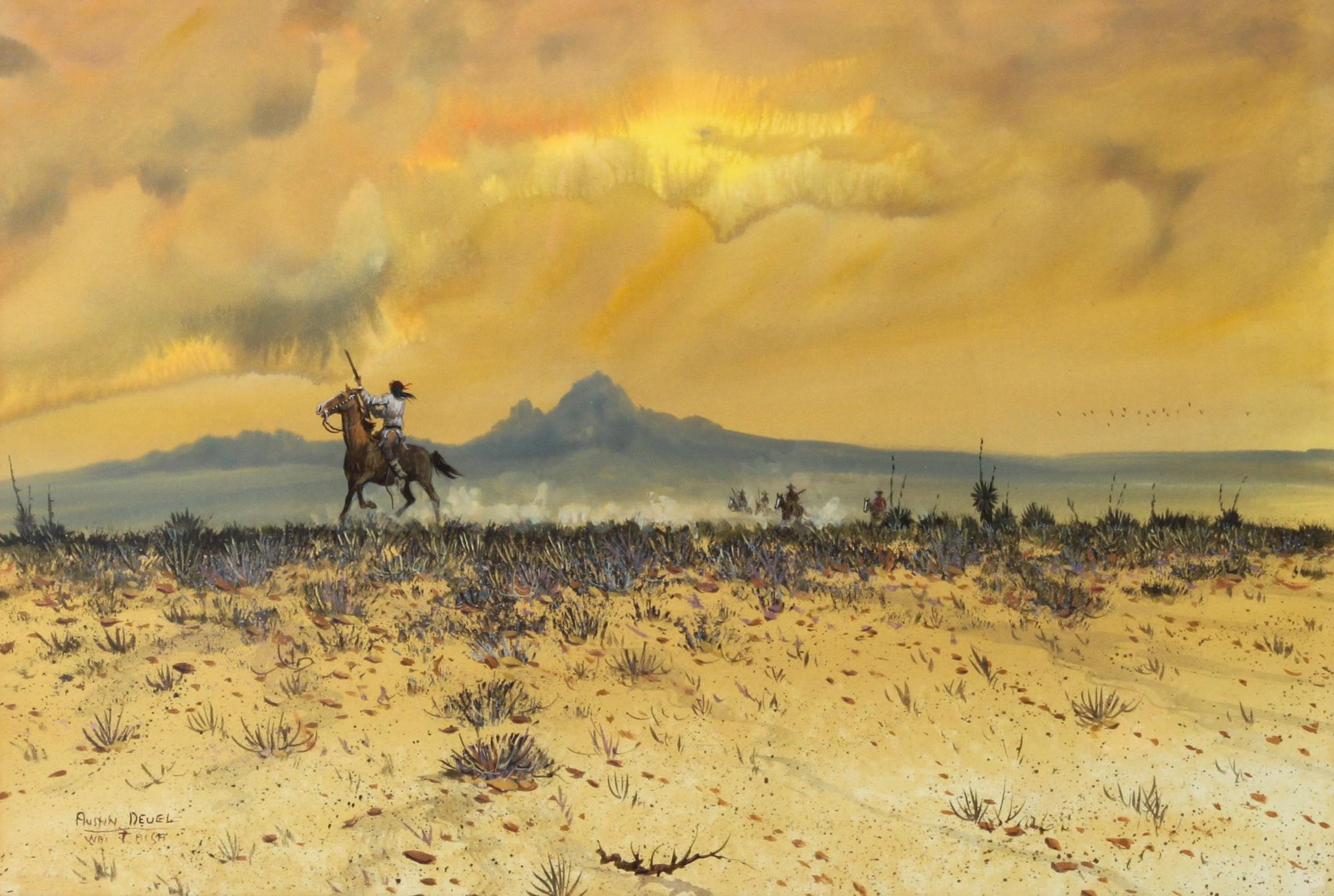 Austin Deuel, (American, b. 1939), In Hot Pursuit