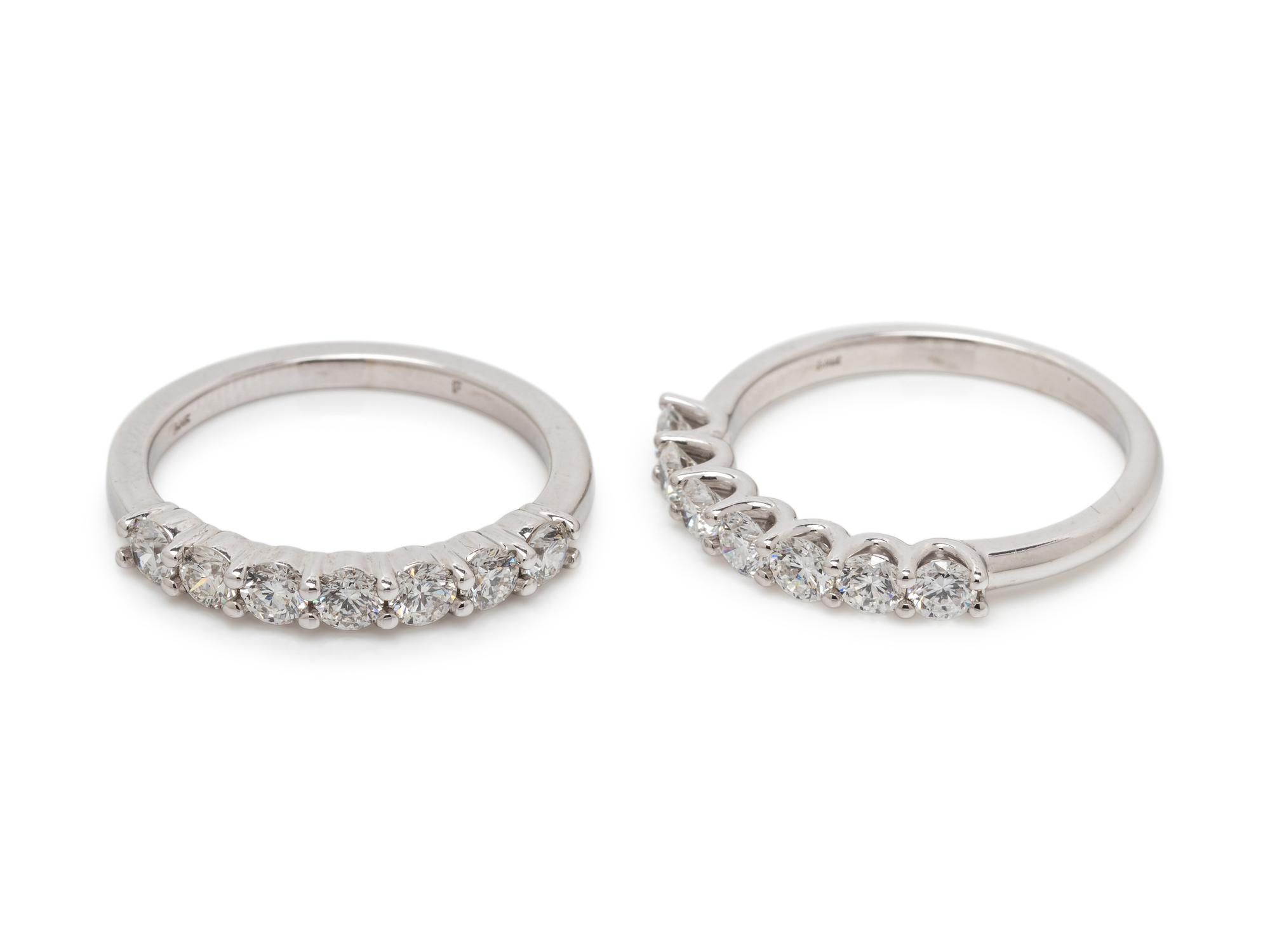 PAIR OF DIAMOND RINGS