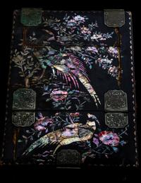 Two Small Chinese Mother-of-Pearl Inlaid Hardwood Chests