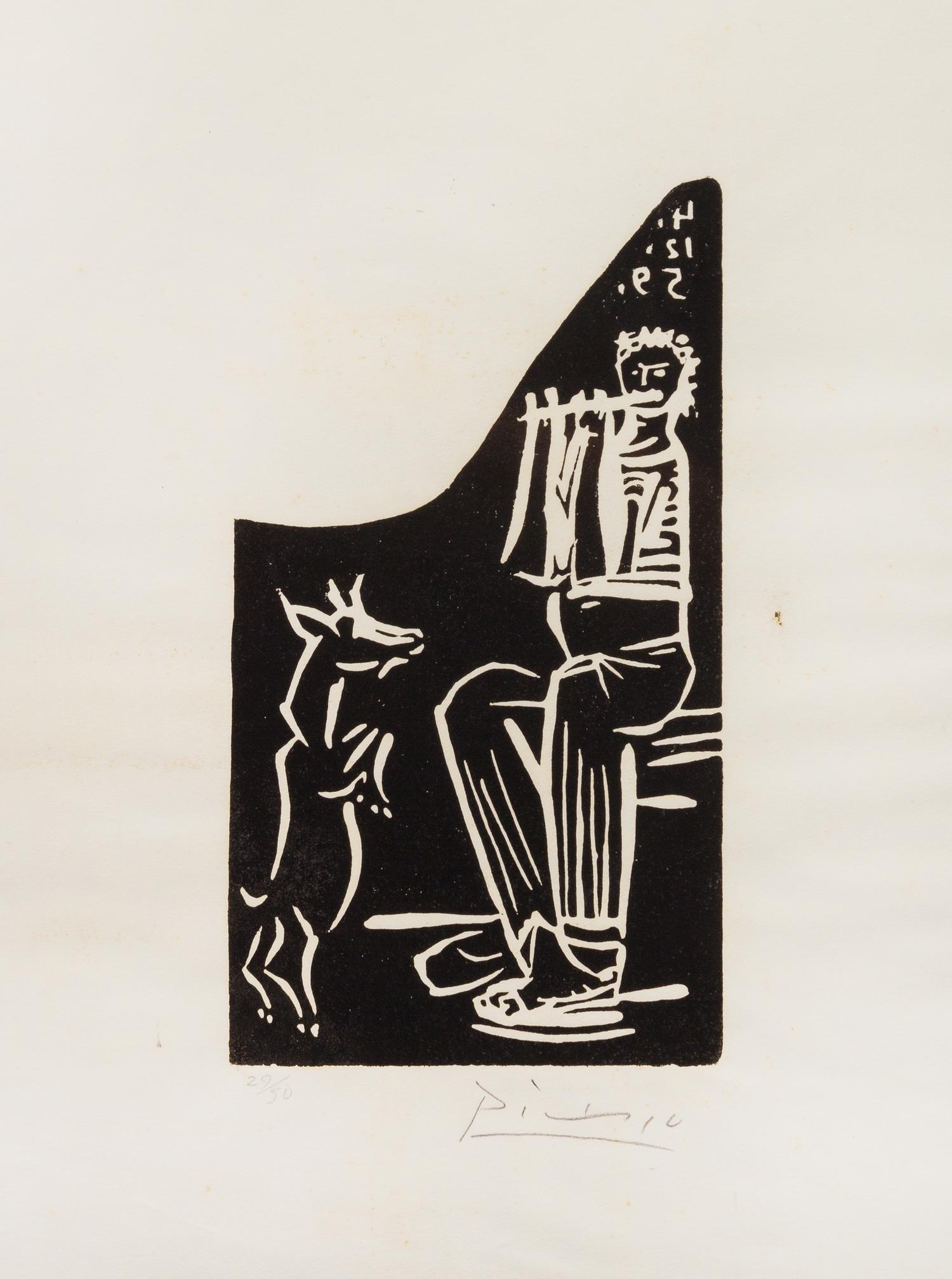 Pablo Picasso, (Spainish, 1881-1973), Faune et chevre, 1959