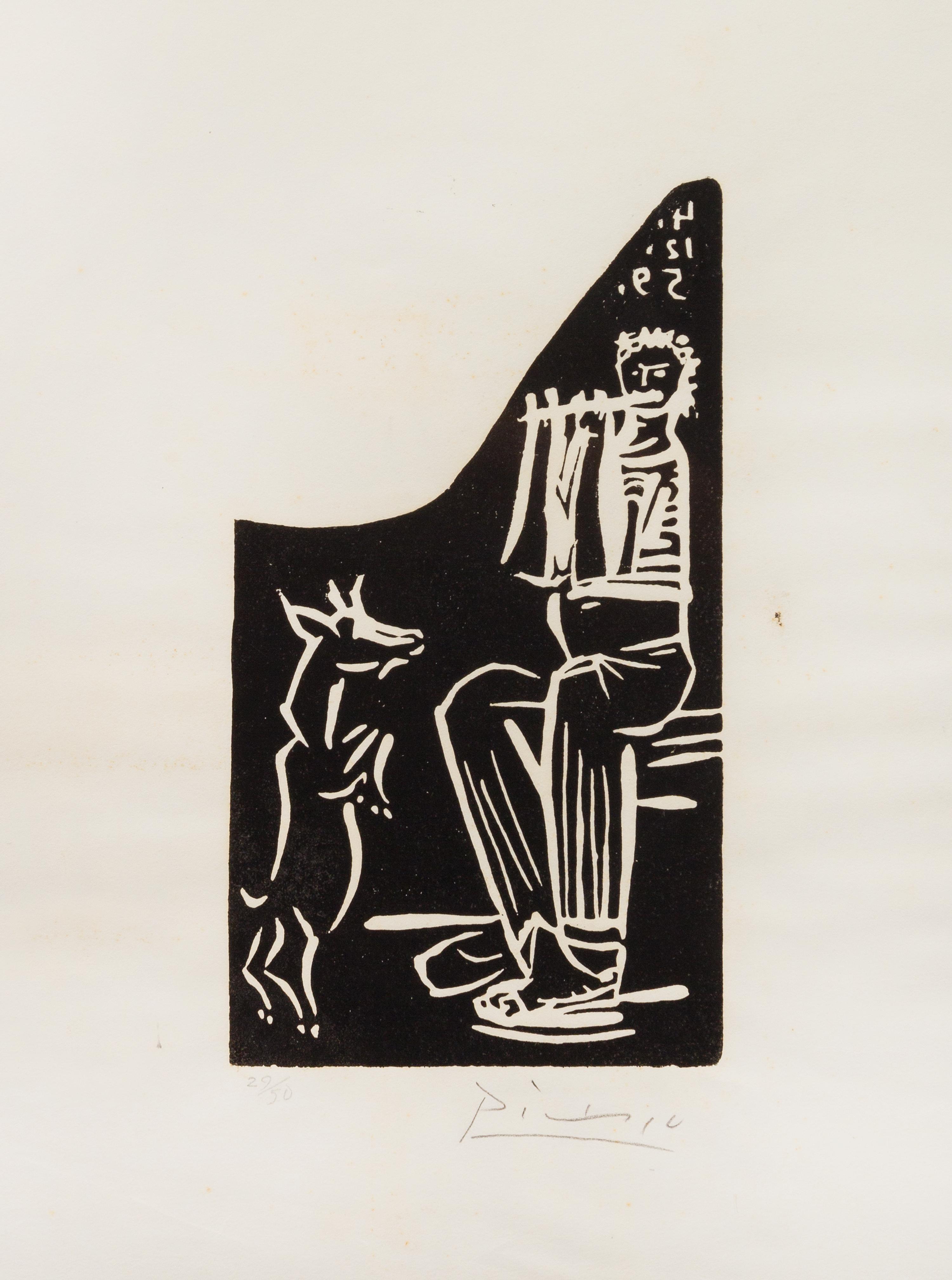 Pablo Picasso, (Spainish, 1881-1973), Faune et chevre, 1959