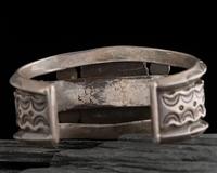 Navajo Silver and Turquoise Cuff Bracelet