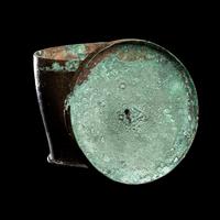 An Etruscan Bronze Lidded Pyxis with a Dionysiac Scene