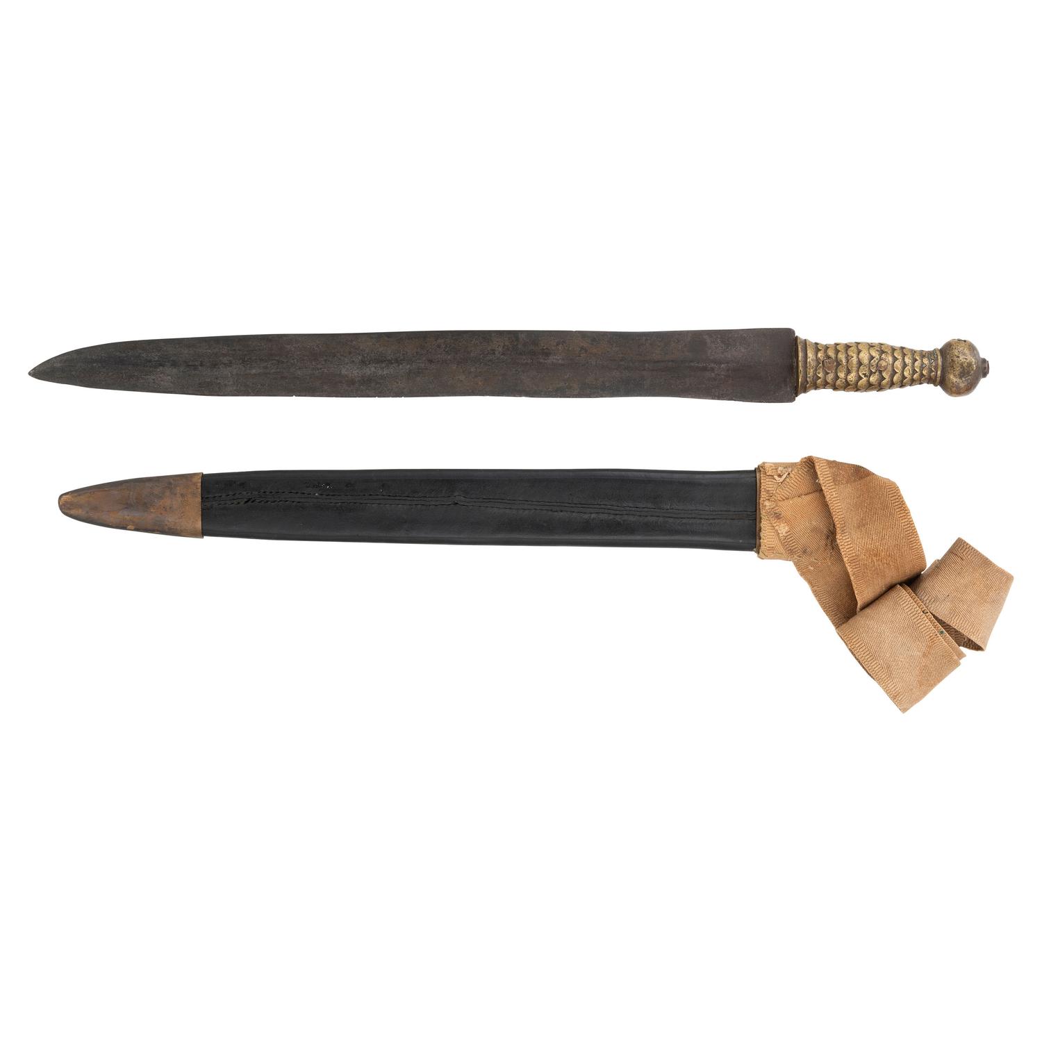 Confederate Variant Naval Cutlass attributed to Leech & Rigdon
