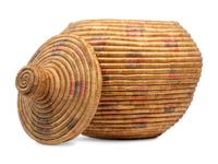Yupik Lidded Storage Basket