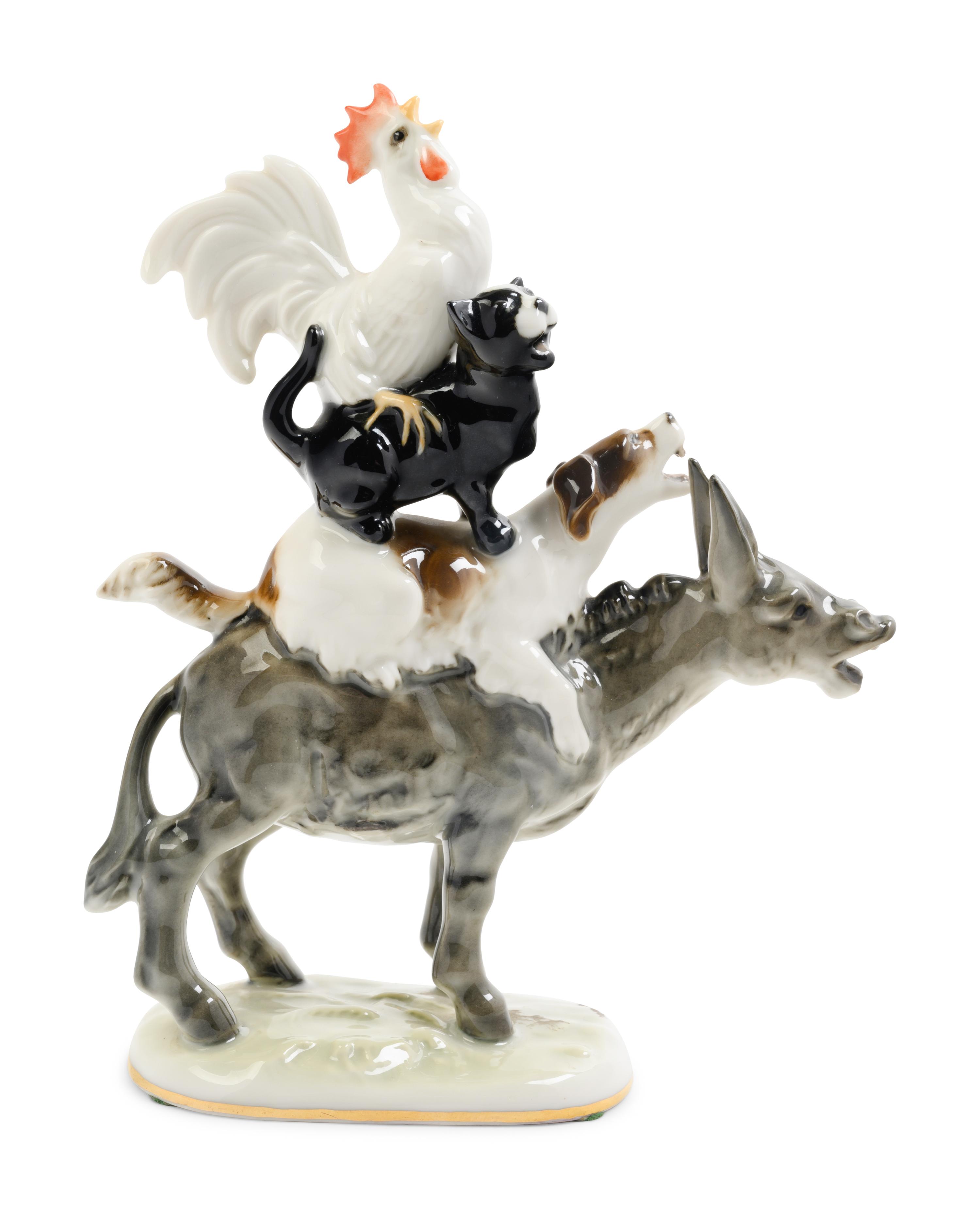 A Hutschenreuther Porcelain Figural Group