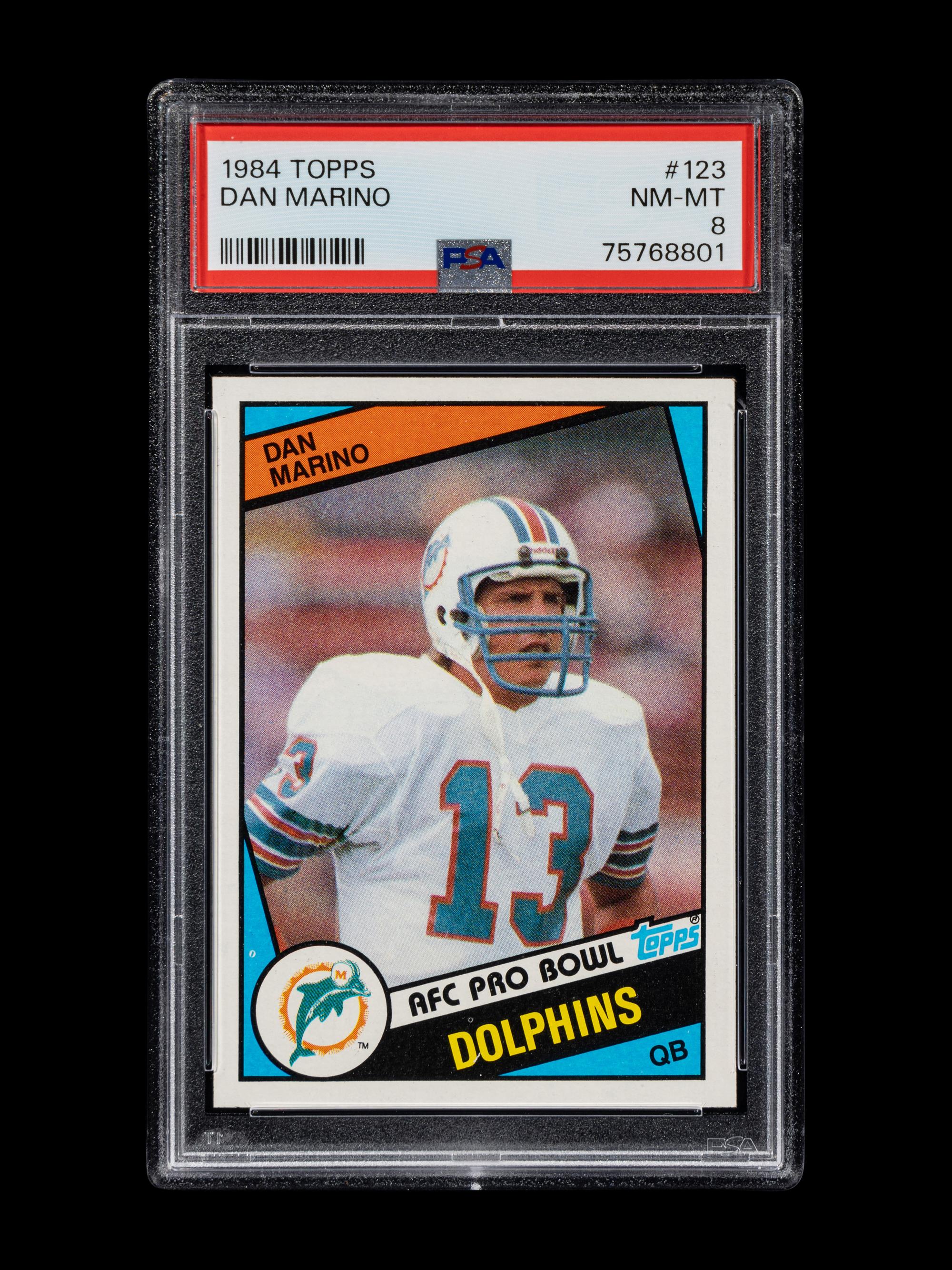 A Group of PSA Graded Hall of Fame Football Rookie Cards Including Joe Montana, Dan Marino and John Elway,