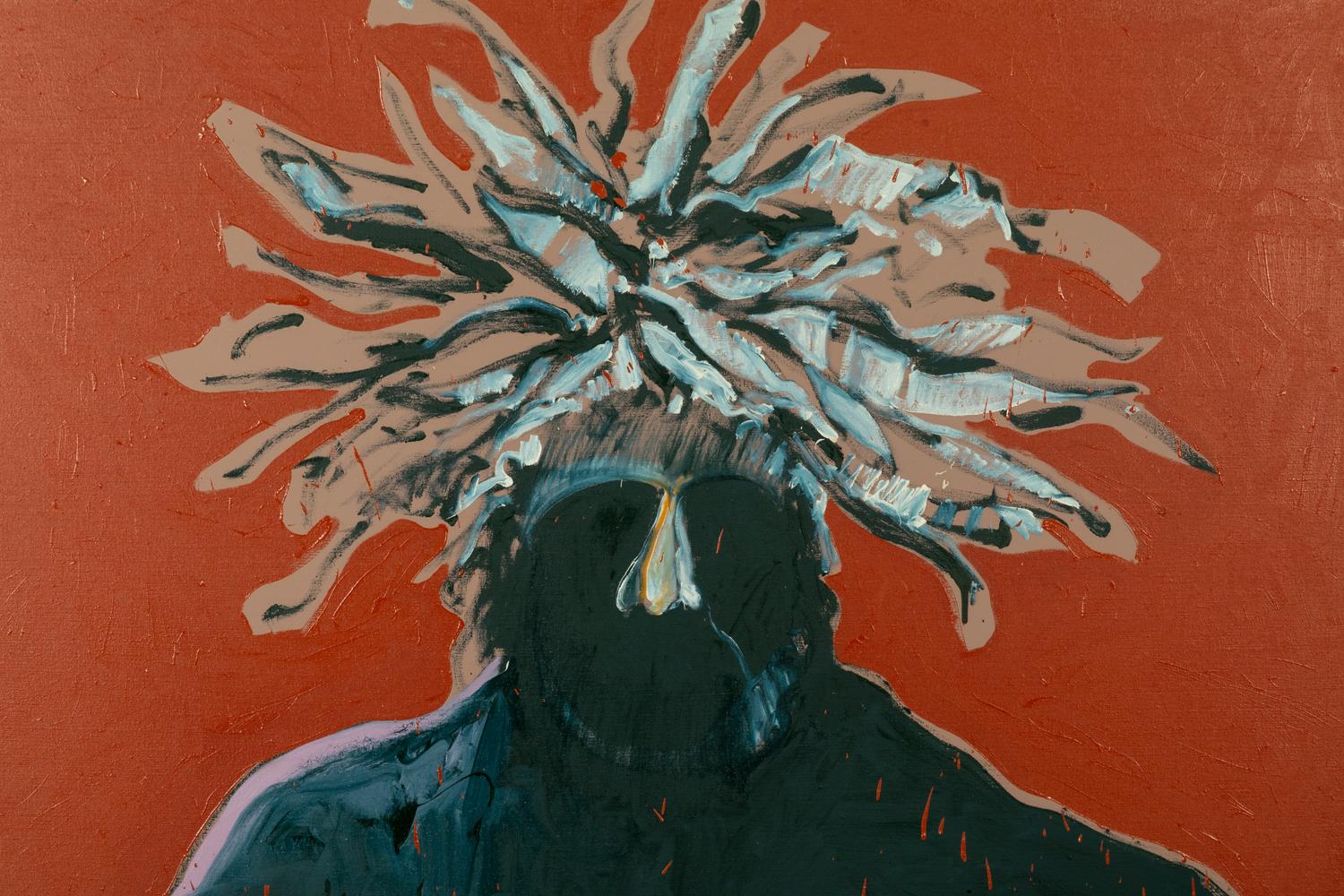 Indian with Heart , circa 1970