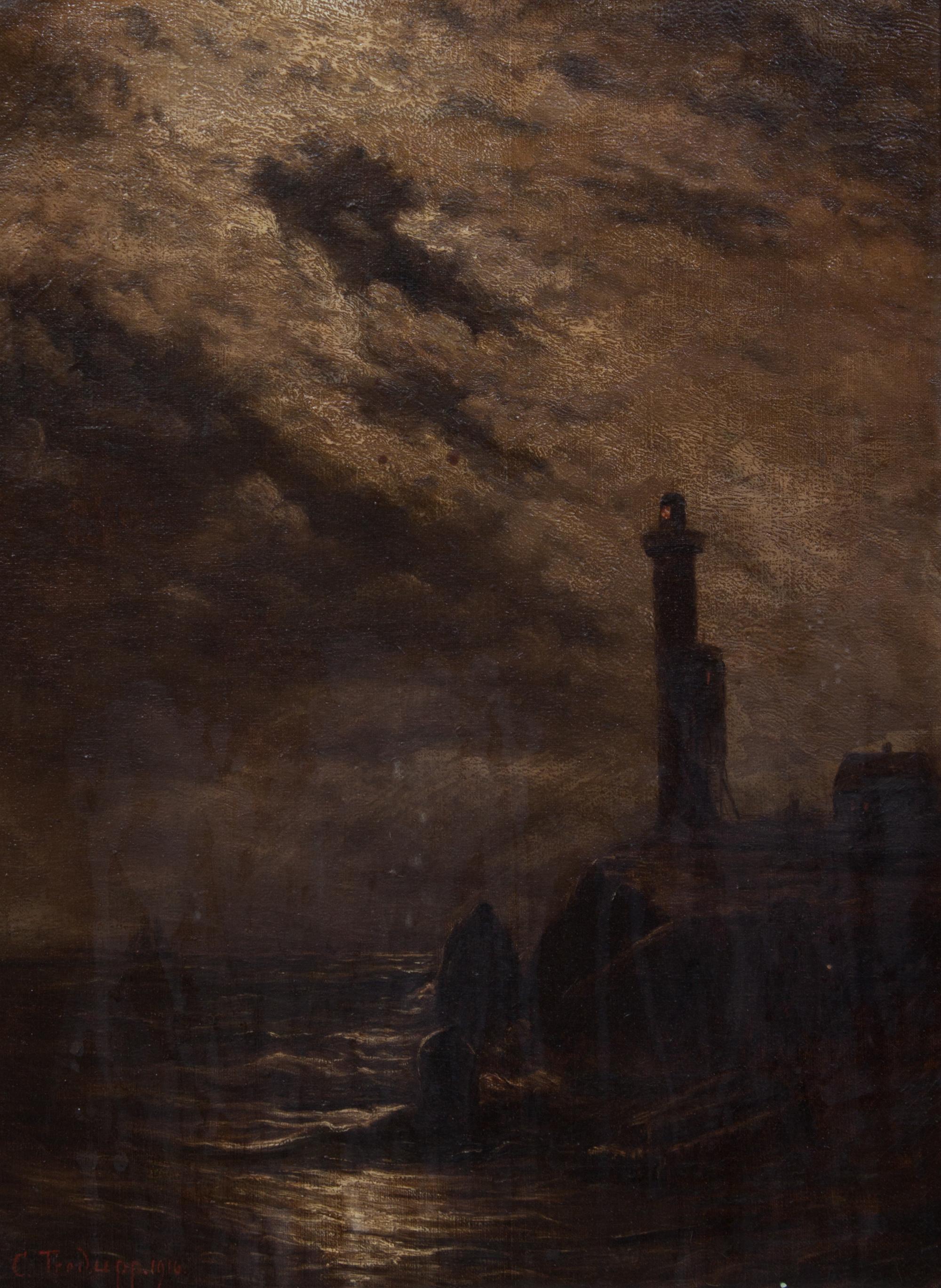Charles Tredupp, (Wisconsin, 1864-1936), The Lighthouse, 1916