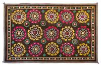 An Uzbek Suzani Panel 8 feet 10 inches x 5 feet 7 inches. — 20TH CENTURY