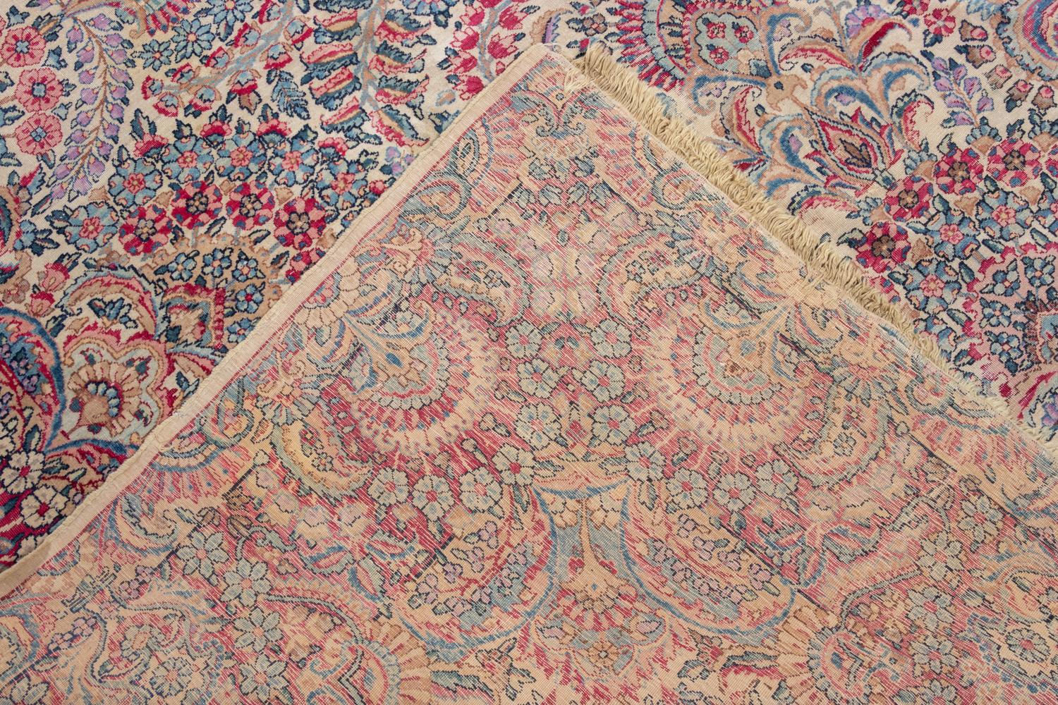 A Lavar Kirman Wool Rug