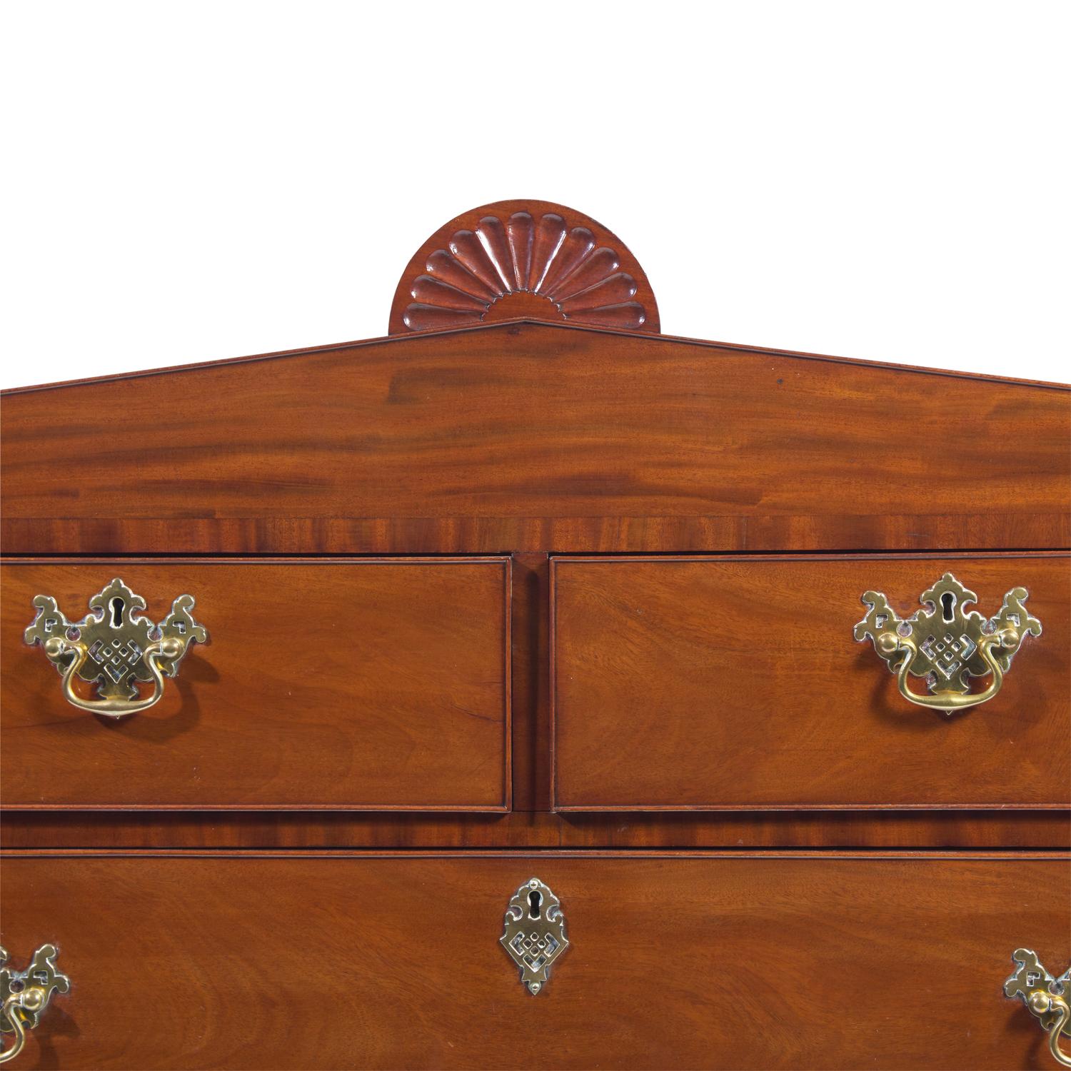 A Late Federal Mahogany Wardrobe