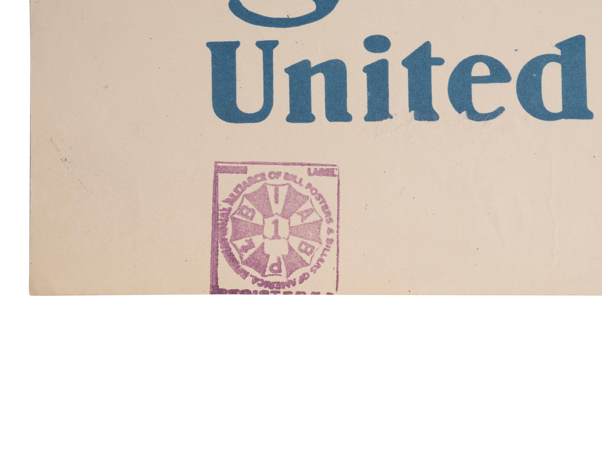 [WWI]. 6 posters promoting the United War Work Campaign. Ca 1918. [ With ]: Salvation Army poster.
