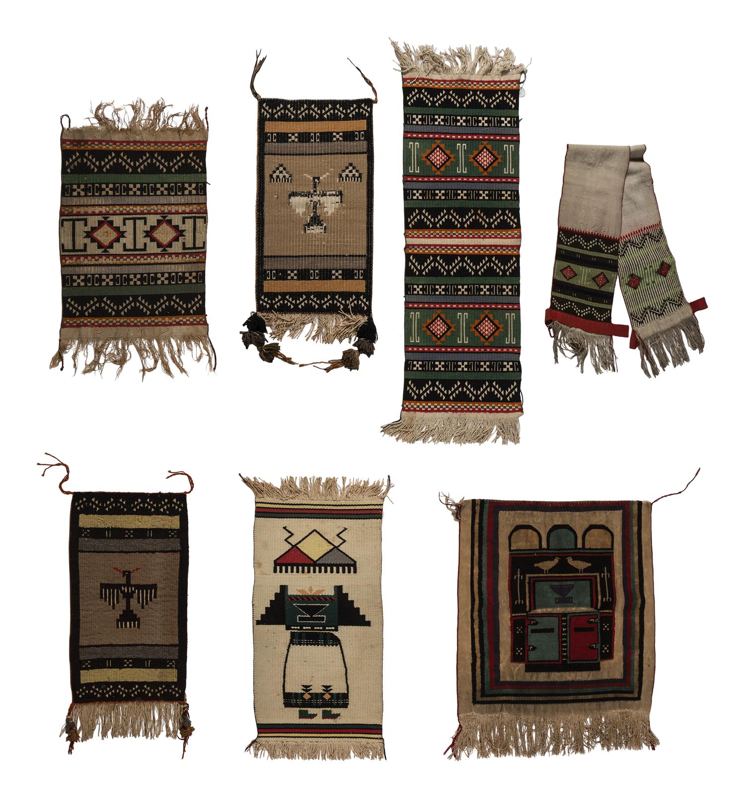 Collection of Hopi Brocaded Textiles
