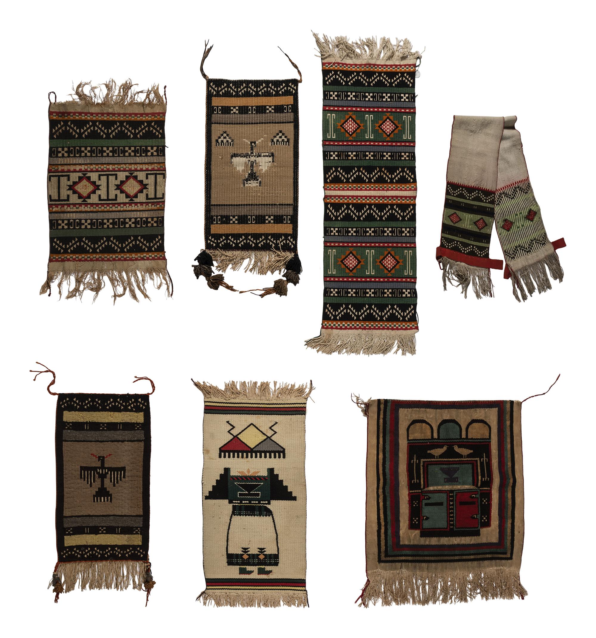 Collection of Hopi Brocaded Textiles