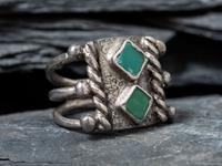 Navajo Ingot and Turquoise Ring, Collected by Hoffman Birney (1891-1958), Collected by Hoffman Birney (1891-1958)