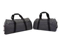 Two Louis Vuitton Néo Éole Damier Graphite Coated Canvas Rolling Travel Bags, 2017