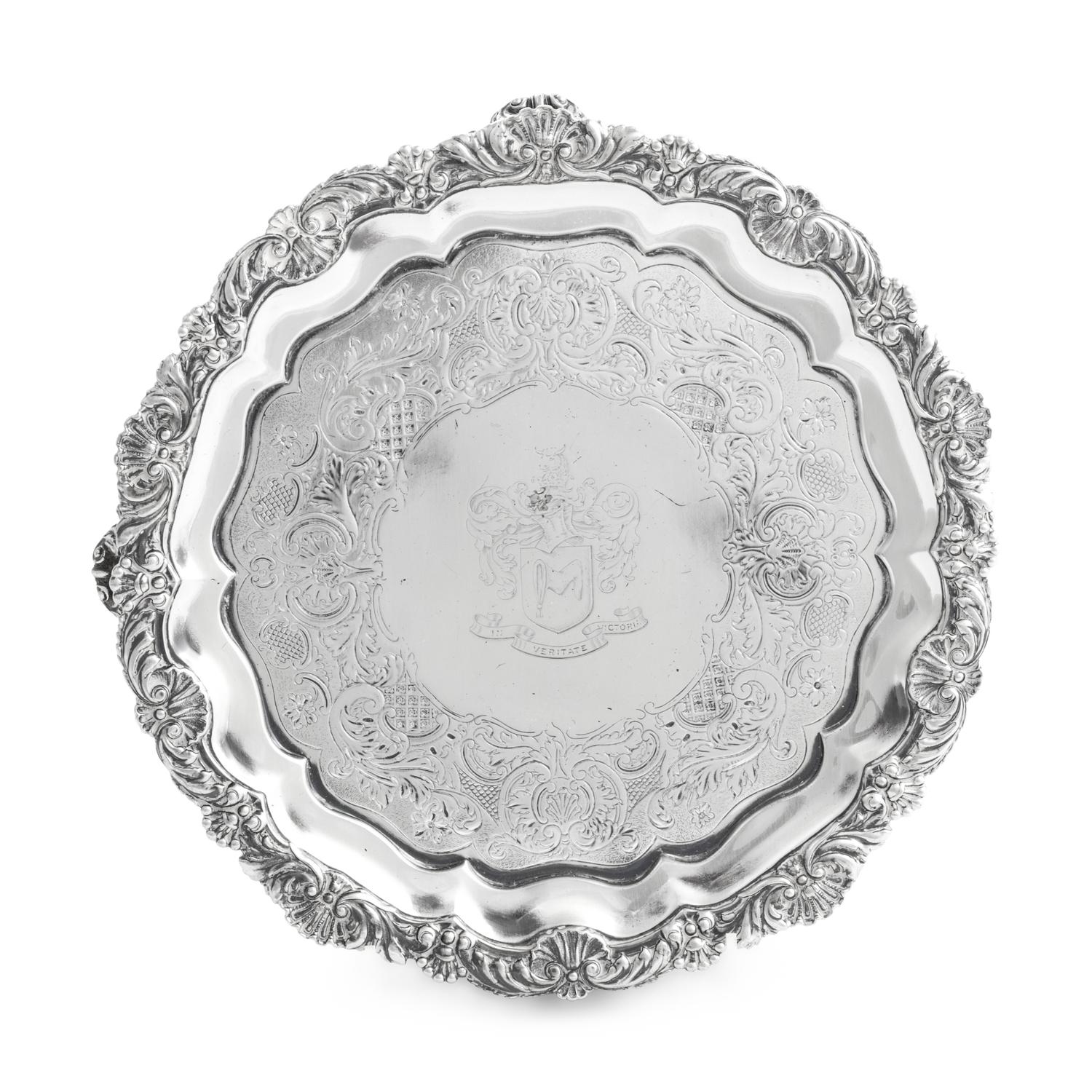 A Paul Storr George III Silver Salver