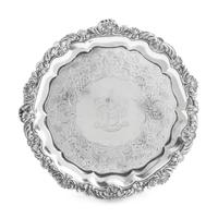 A Paul Storr George III Silver Salver