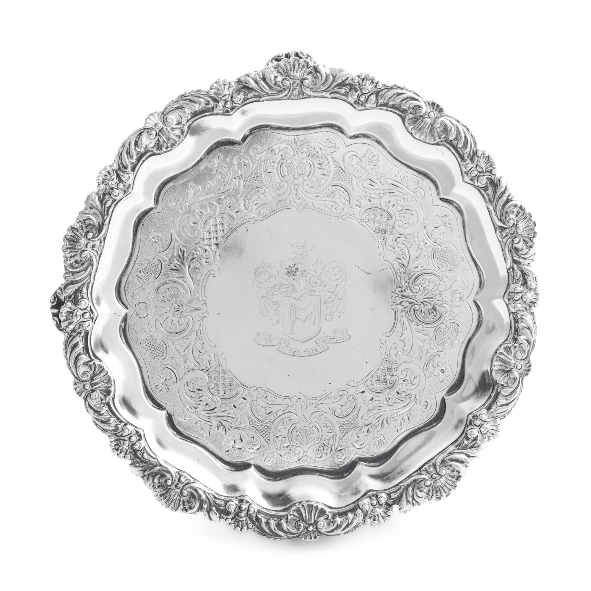 A Paul Storr George III Silver Salver