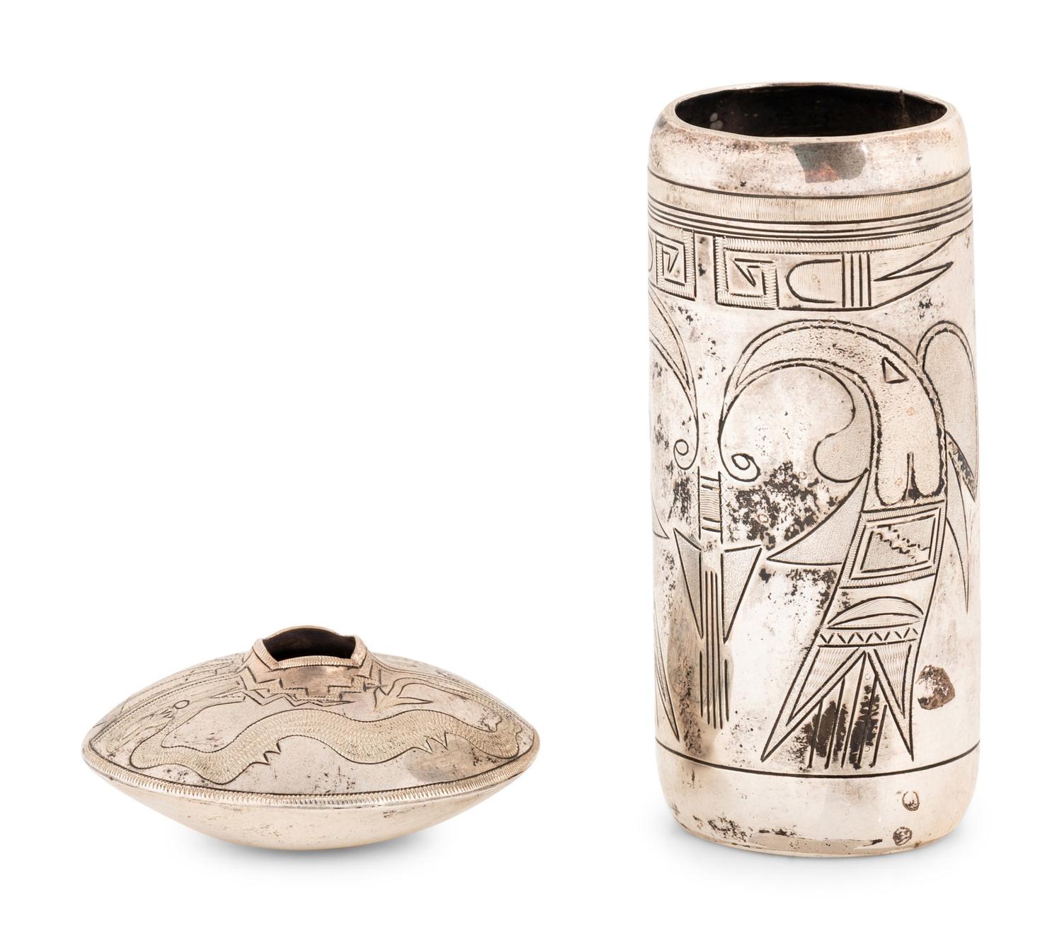 Miniature Silver Pots