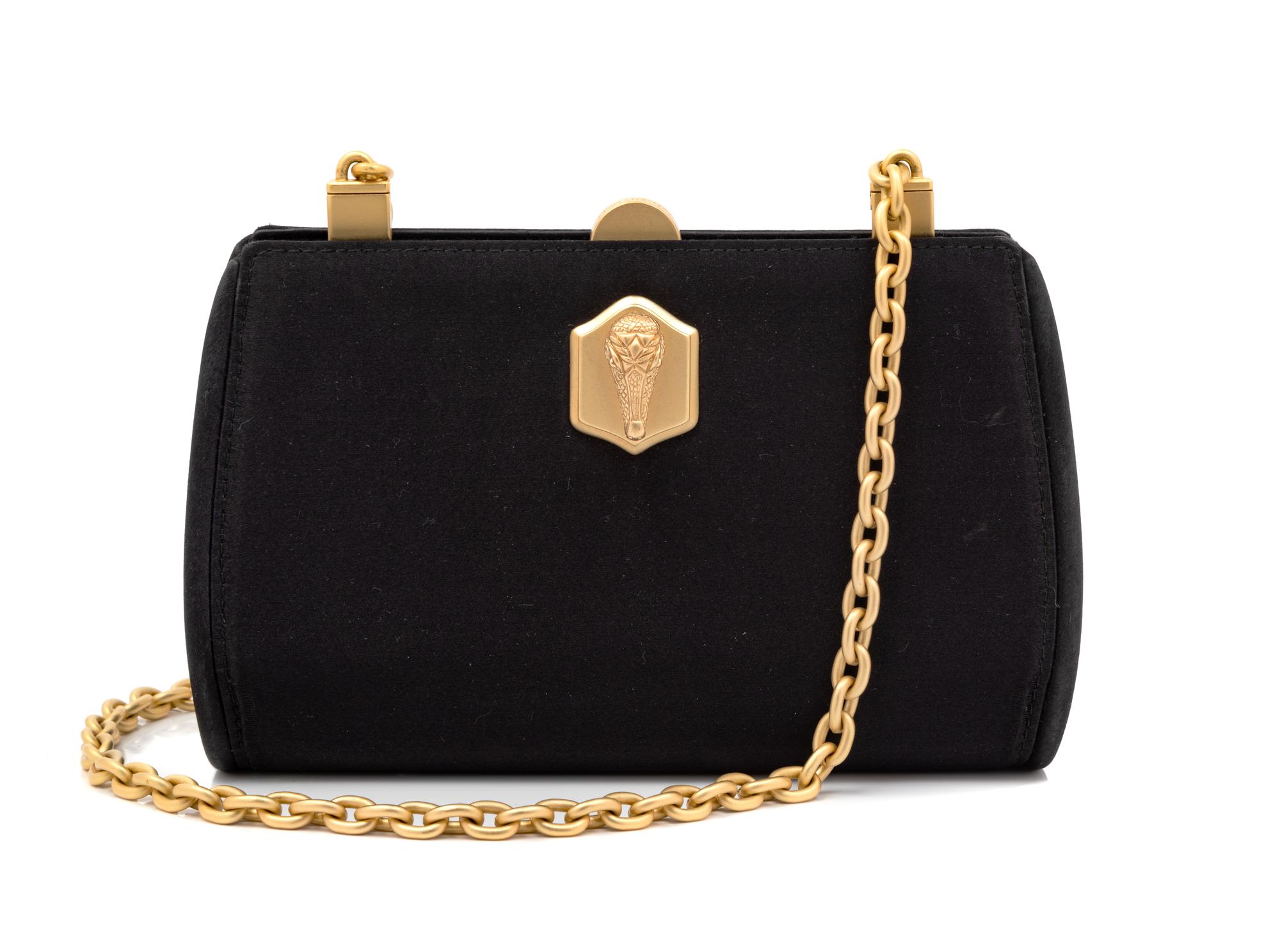 Barry Kieselstein-Cord Satin Purse, 1980-90s