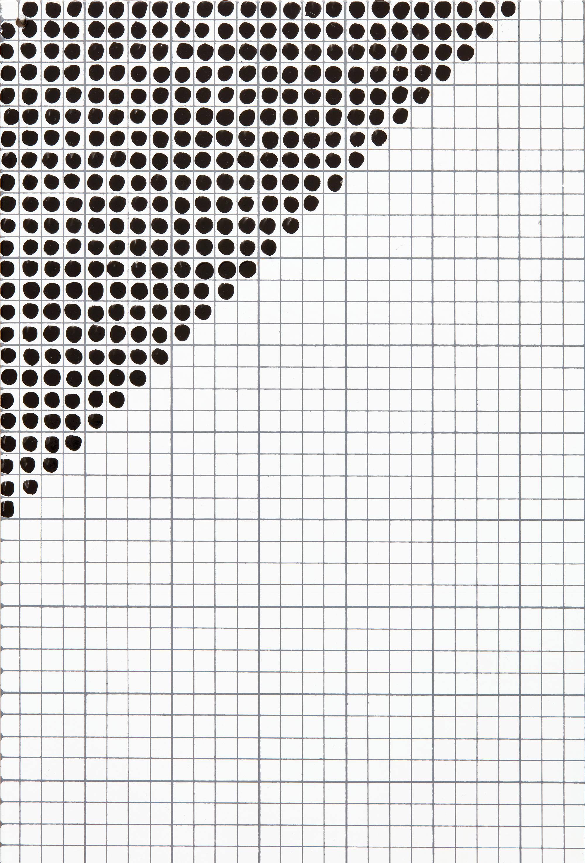 Black 6'' Squares Series #6 , 1972