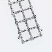 An 18K white gold and diamond bracelet
