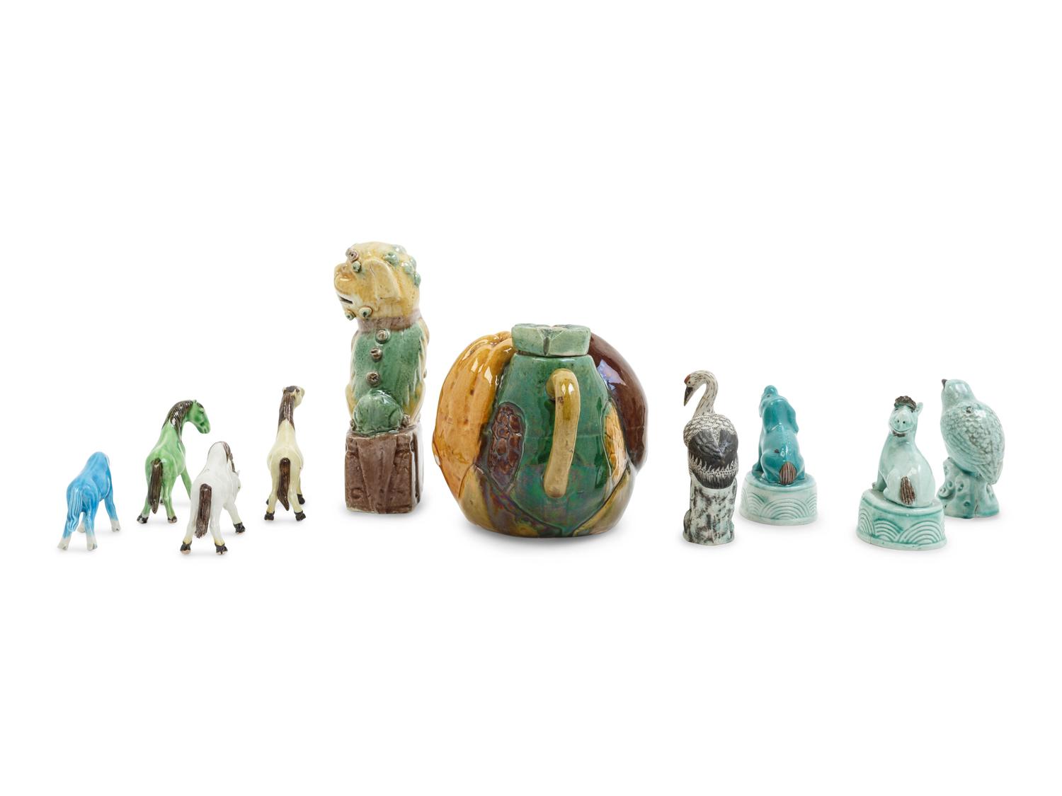 Ten Chinese Porcelain 'Animal' Articles