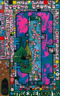Friedrensreich Hundertwasser, (Austrian, 1928-2000), Olympische Spiele, 1972