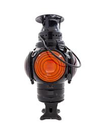 An Adlake Painted Metal Four-Light Railroad Lantern
