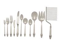 An American Silver Flatware Service