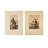 Edward Curtis (American, 1868-1952) — Photogravures of Piegan and Blackfoot Subjects Lot of 8