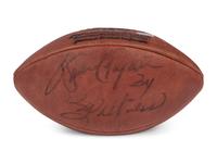 A Walter Payton Single Signed Autograph Wilson NFL Football With Sweetness Inscription (Beckett Authentication Services Letter),