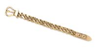 An 18 Karat Yellow Gold Curb Link Bracelet, 92.60 dwts.