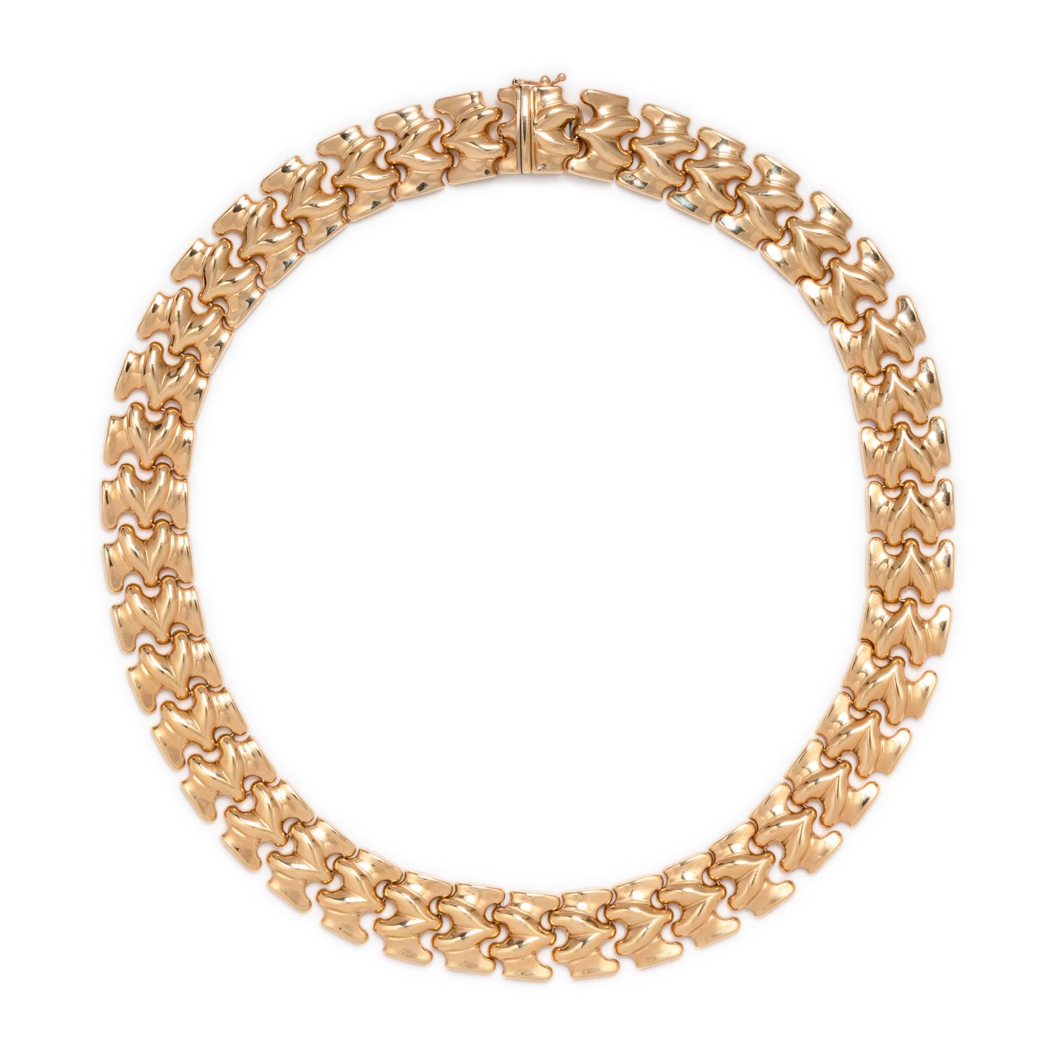 YELLOW GOLD NECKLACE
