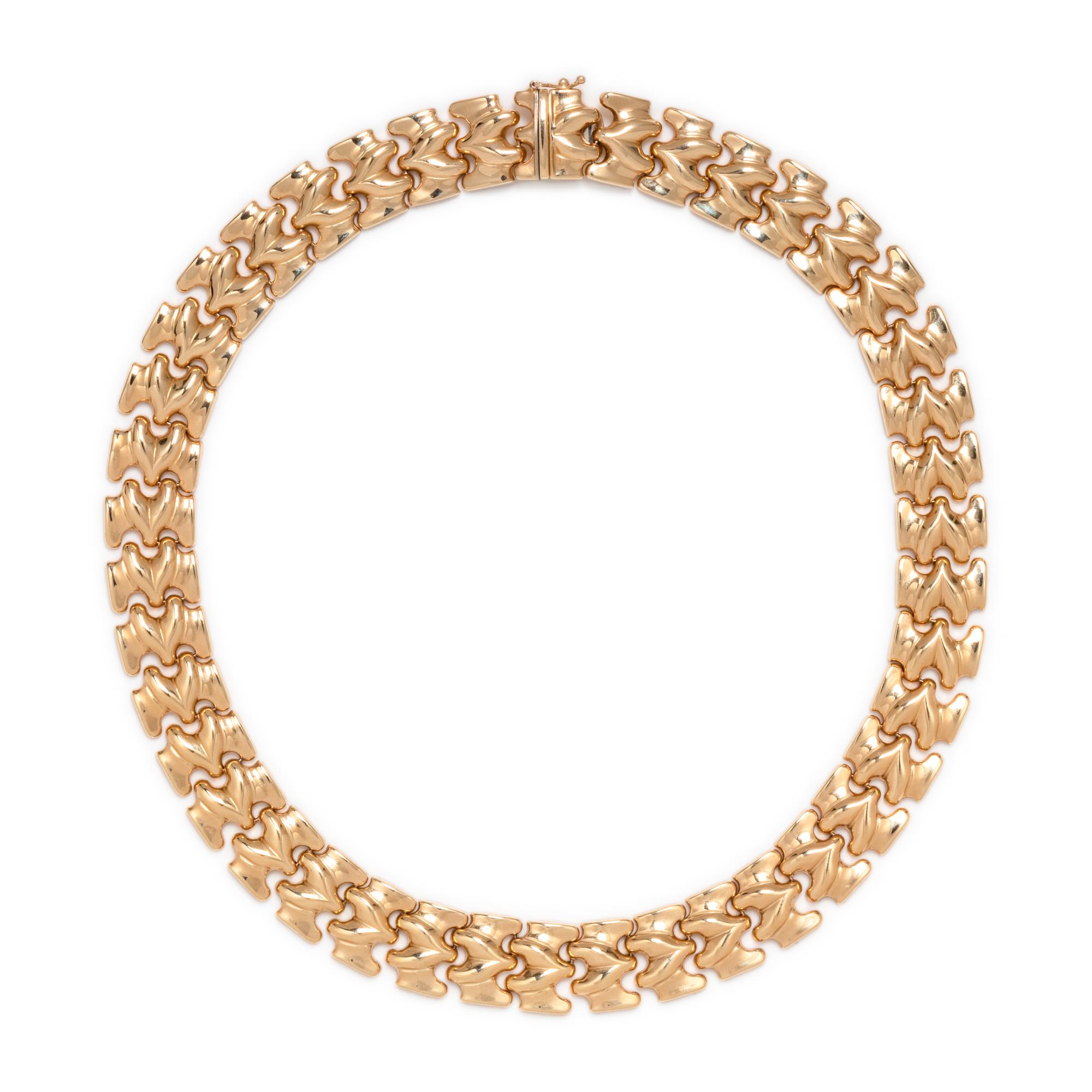 YELLOW GOLD NECKLACE