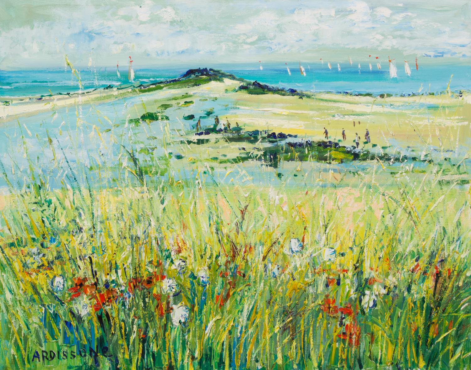 Yolande Ardissone, (French, b. 1927), Seascape