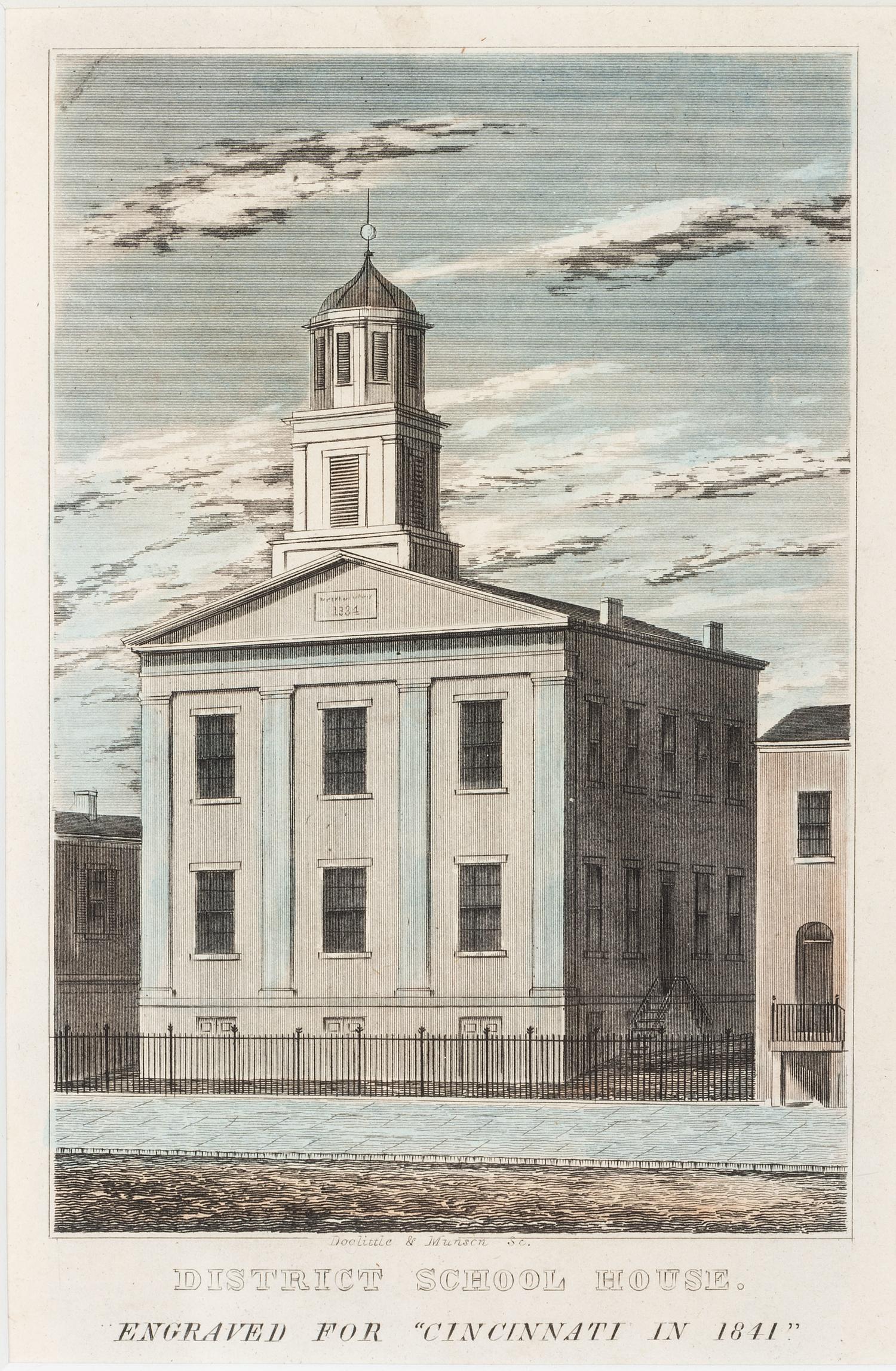 Six Cincinnati Engravings by Doolittle & Munson