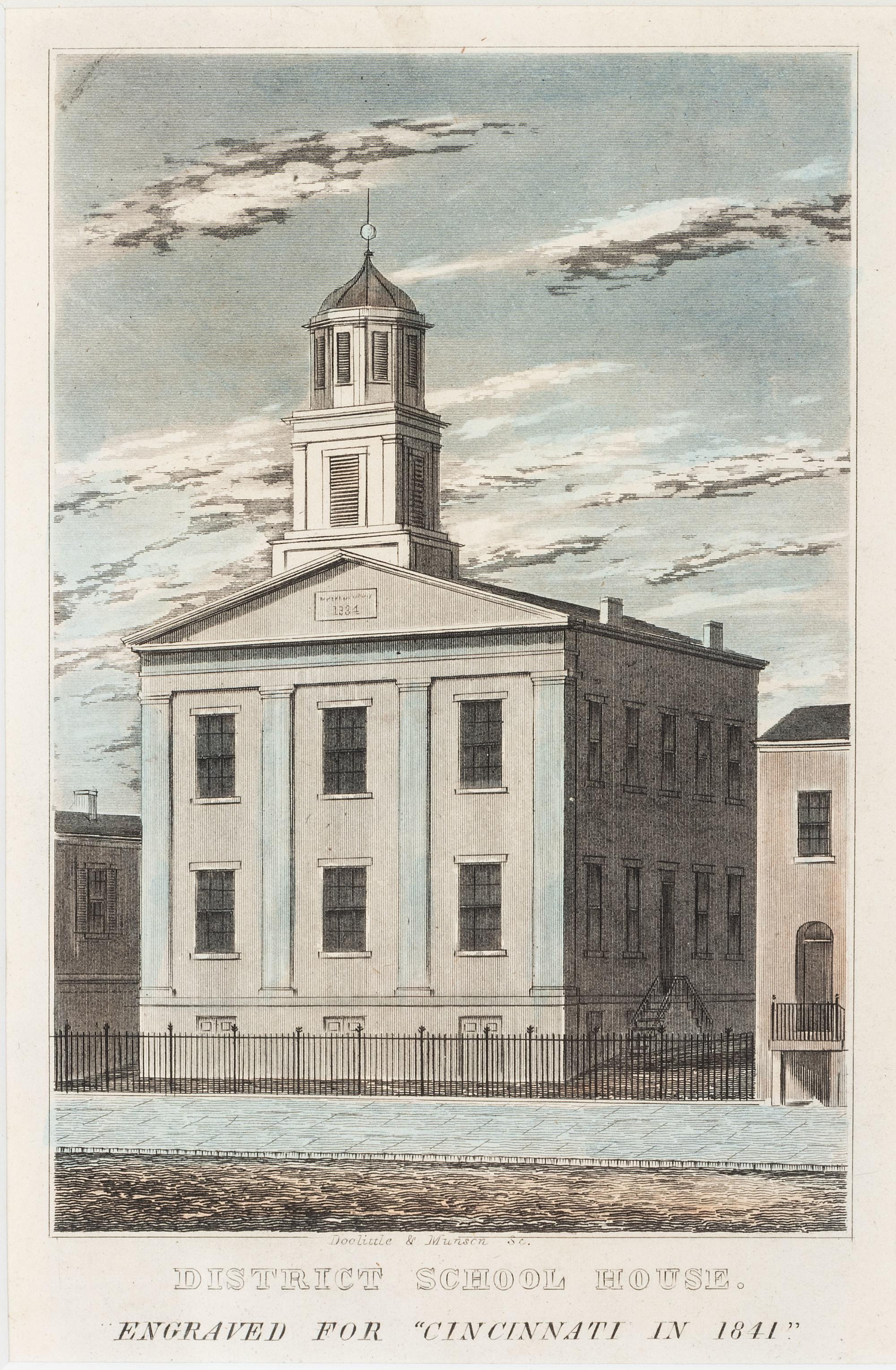 Six Cincinnati Engravings by Doolittle & Munson