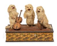 A Musical Automata Tableau of Cats Playing Instruments