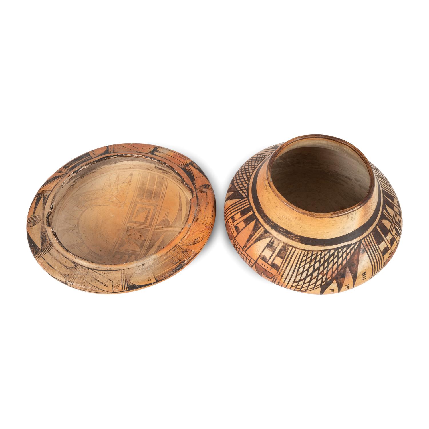 Hopi Pottery Bowl AND Large Ashtray