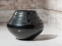 Blackware Pottery Jar 1925-1943